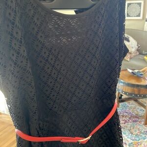 Black lace, a line dress from Lane Bryant, size 18